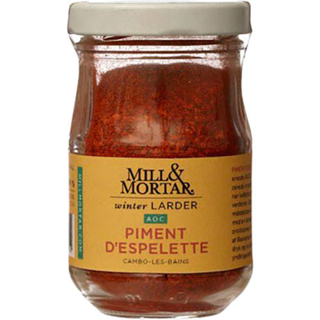 Mill & Mortar Paprika i flager Piment d´espelette | 40 g fra Mill & Mortar
