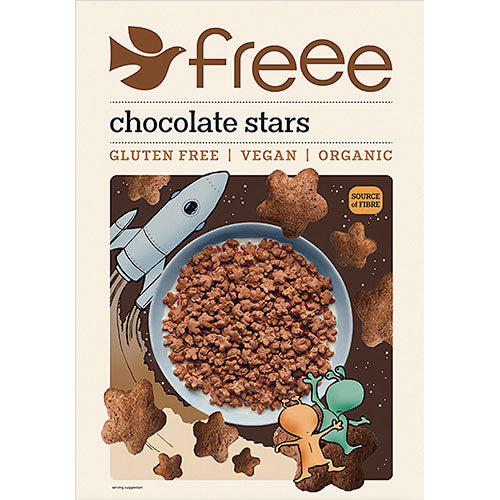 Chocolate Stars m. choko. Ø fra Doves Farm