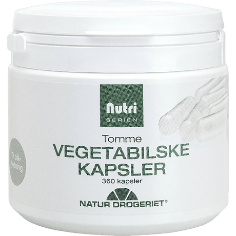Natur-Drogeriet Vegetabilske Kapsler Tomme | 360 kapsler fra Natur-Drogeriet