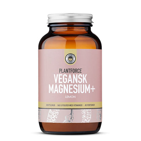 Magnesium+ Vegansk - Lemon Plantforce fra Plantforce