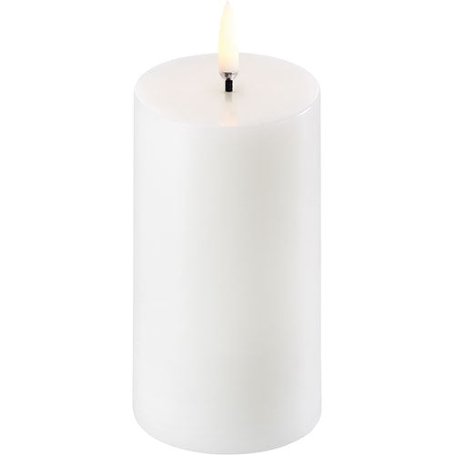 LED Bloklys, Nordic white, Smooth, 5,8x10 cm fra Uyuni lighting