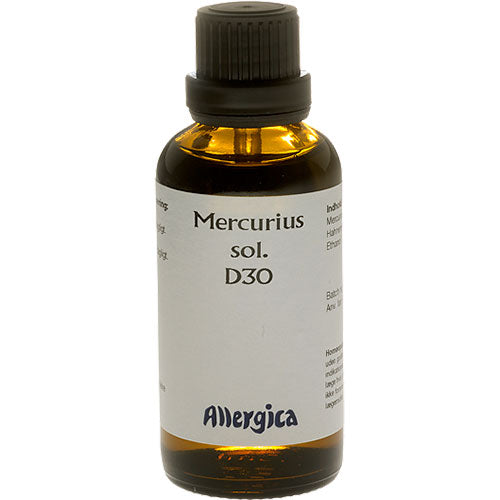 Mercurius sol. D30 fra Allergica