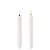 LED Kronelys, Nordic White, Smooth, 2-pack, 2,3x15 fra Uyuni lighting