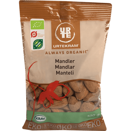Urtekram Mandler Søde Økologisk Spanske | 100 g