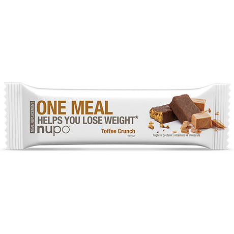 Nupo meal bar toffee crunch fra Nupo