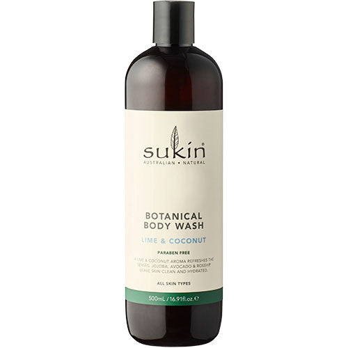 Botanical Body Wash Lime & Coconut fra Sukin