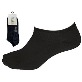 Comfort "Low Cut" Bamboo, Sort, str. 39-42