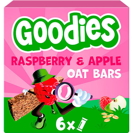 Goodies Oaty bar Raspberry & Apple 6p fra Goodies