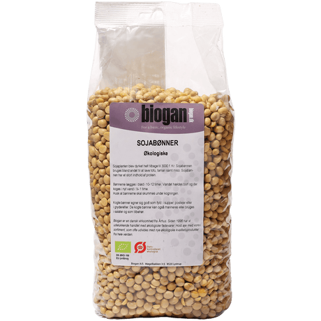 Biogan Økologiske Sojabønner | 1 kg