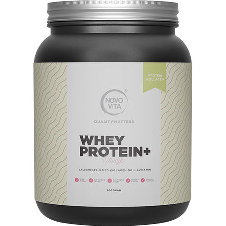 Whey Protein+ Vaniljesmag fra Novo Vita