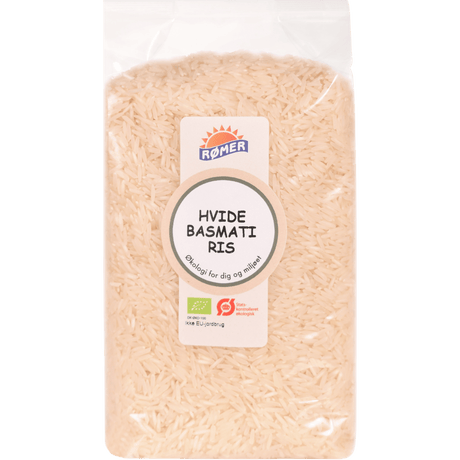 Ris Hvide Basmati Økologisk | 1 kg