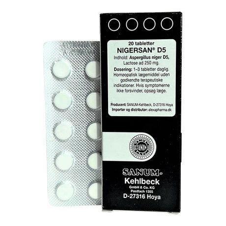 Nigersan tabletter D5 fra Sanum