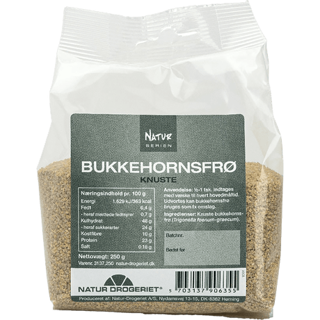 Natur-Drogeriet Bukkehornsfrø Knust | 250 g fra Natur-Drogeriet