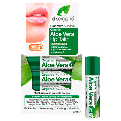 Lip balm Aloe Vera fra Dr. Organic