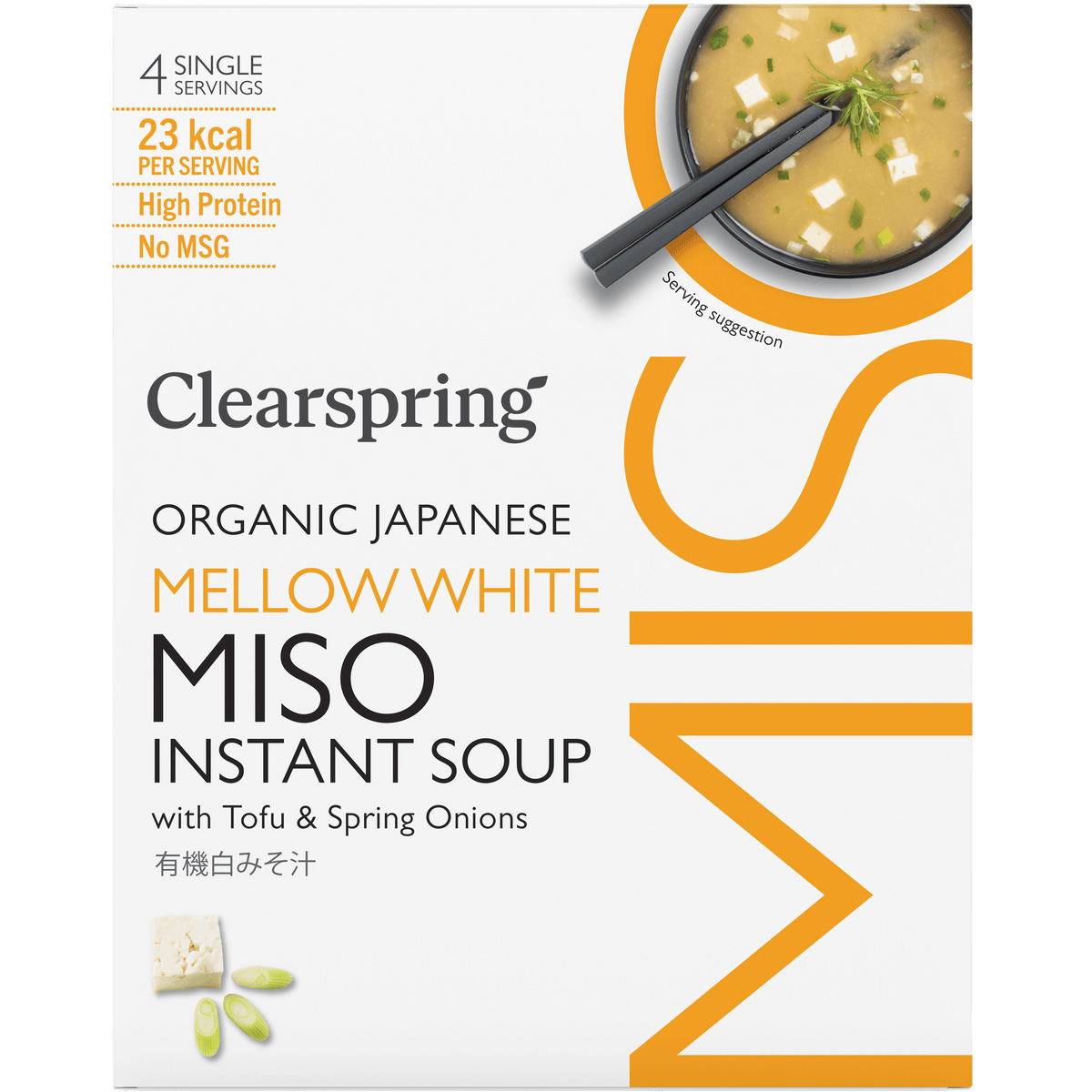 Clearspring Hvid Miso Soup m. Tofu Økologisk | 32 g fra Clearspring