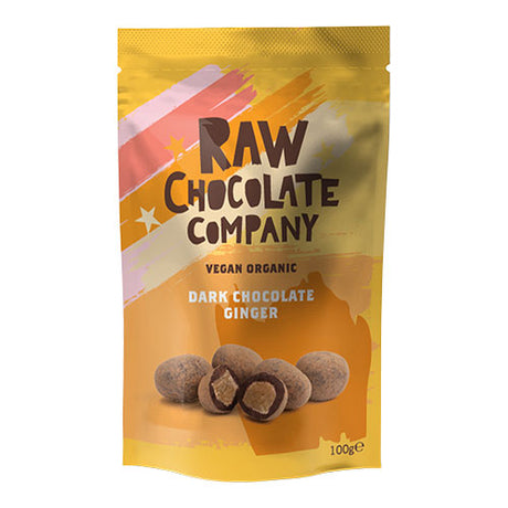 Ingefær m. rå chokolade Ø fra The Raw Chocolate Company
