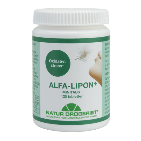 Natur-Drogeriet Alfa-lipon+ Minitabs | 120 tabletter