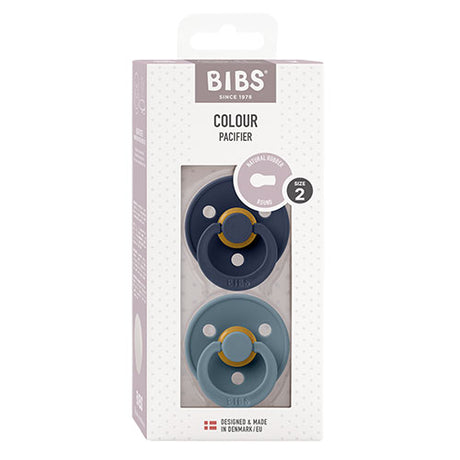 BIBS Colour Latex Size 2 Deep Space/Petrol 2 PACK fra BIBS