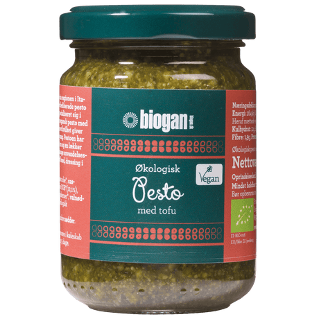 Biogan Økologisk Grøn Pesto | 120 g fra Biogan