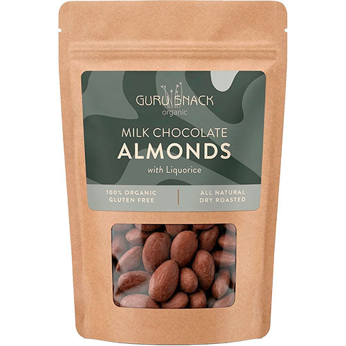 Mandler m. hvid chokolade & lakrids Ø