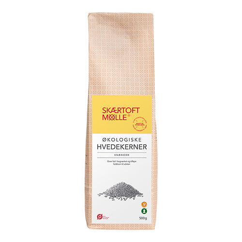 Hvedekerner knækket Ø fra Skærtoft mølle