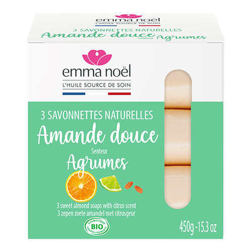 Mandel sæbe 3 x 150 gr. fra Emma Noël