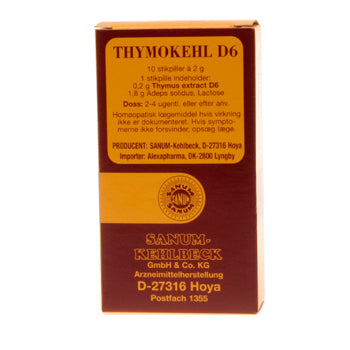 Thymokehl D6 stikpiller 10 stk fra Sanum