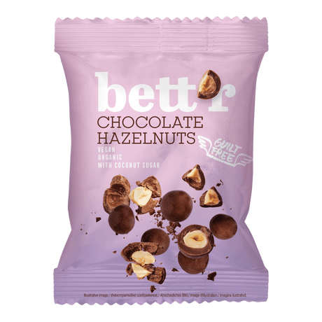 bett’r Vegansk Chokolade Økologisk | Hasselnød