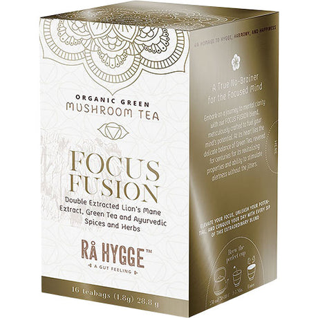 Focus Fusion - Lion's Mane Green Tea Ø fra Rå Hygge