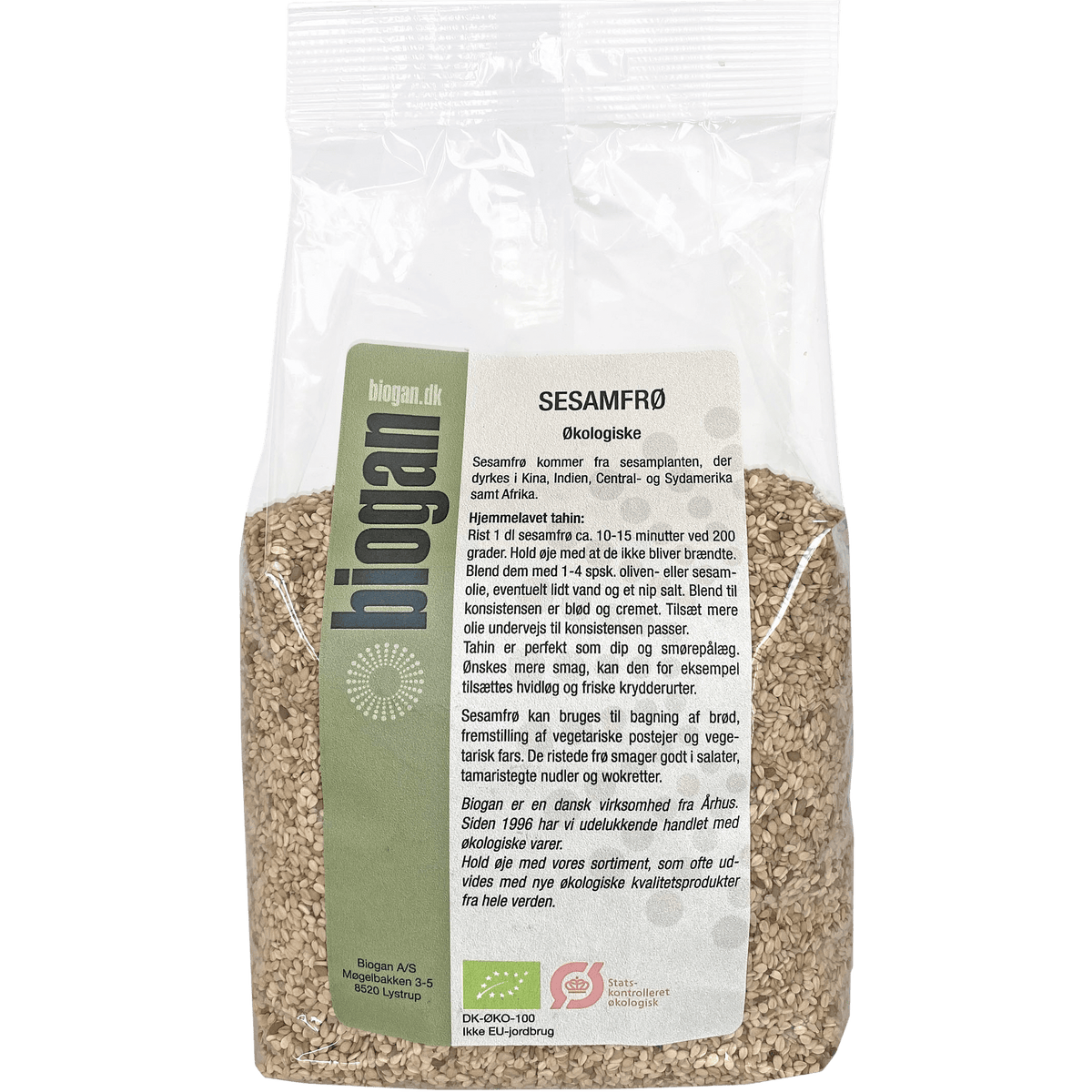 Biogan Økologiske Sesamfrø | 1 kg