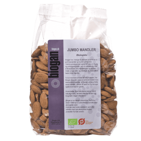Biogan Økologiske Mandler | 500 g