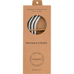 Smoothie Straw silver - bent