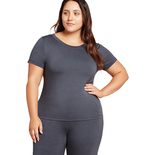 Goodnight Sleep Tee Storm str. XS fra Boody