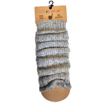 Benvarmere med alpaka uld grå