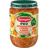 EKO Grøntsager med kylling & bønner Ø fra Semper EKO