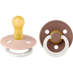 BIBS Colour Latex Size 2 Blush GLOW/Woodchuck GLOW