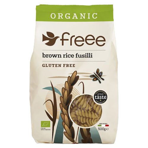 Brun ris fusilli skruer Ø fra Doves Farm