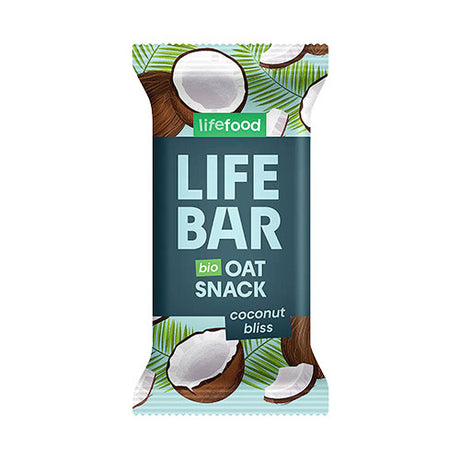 Lifebar Havre Snack Coconut Bliss Ø fra Lifefood