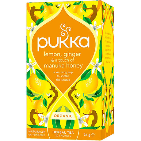 Lemon, Ginger & Manuka honey te Pukka Ø fra Pukka