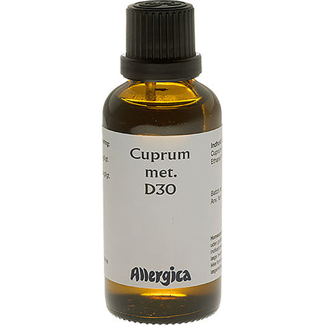 Cuprum met. D30 fra Allergica