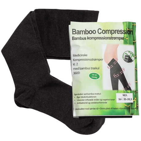 Bamboo Pro Kompressionsstrømper M/bambus | Str. M/L