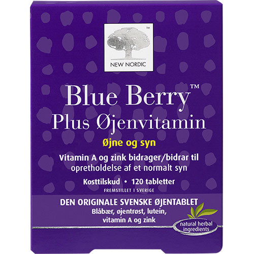 Blue Berry plus øjenvitamin fra New Nordic