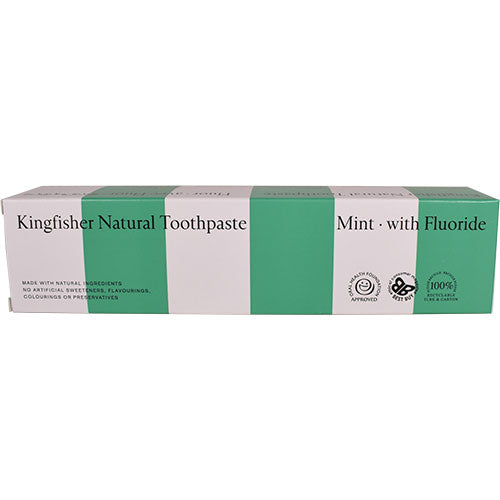 Tandpasta Mynte m. fluor fra Kingfisher Toothpaste