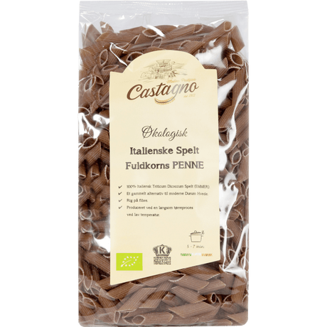 Castagno Spelt Penne/rør Fuldkorn Økologisk | 500 g