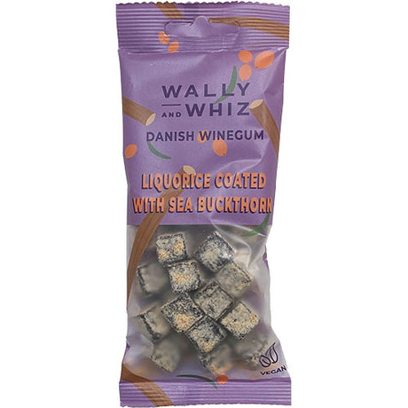 Wally and Whiz Vingummi Lakrids med Kaffe | 56 g fra Wally and Whiz