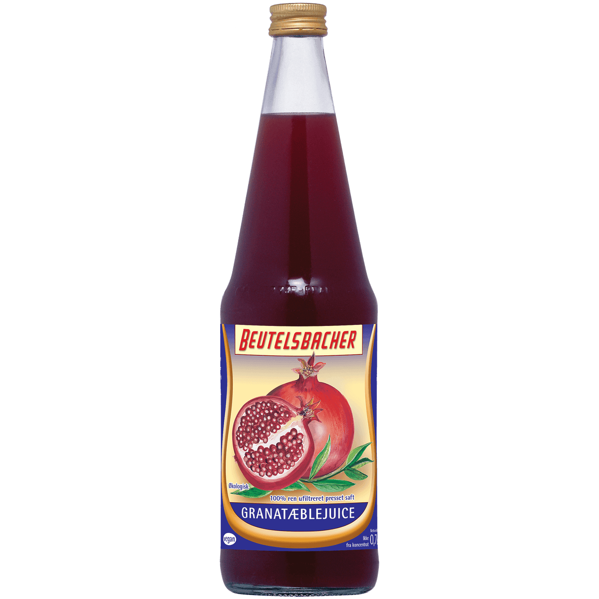 Beutelsbacher Granatæblejuice Økologisk | 750 ml fra Beutelsbacher