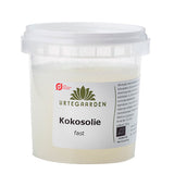Kokosolie, fast Ø fra Urtegaarden