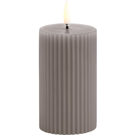 LED grooved Bloklys, Sandstone, Smooth, 5,8x10 cm fra Uyuni lighting