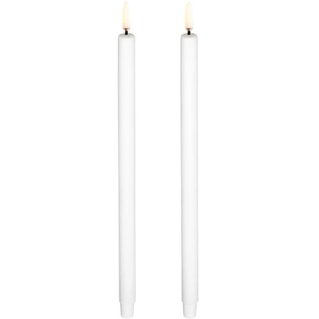 LED mini Kronelys, Smooth, 2-pack, 1,3x25 cm fra Uyuni lighting