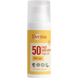 Derma Face Sun Lotion SPF 50 fra Derma